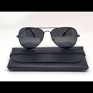 Gray jack unisex glasses new with case